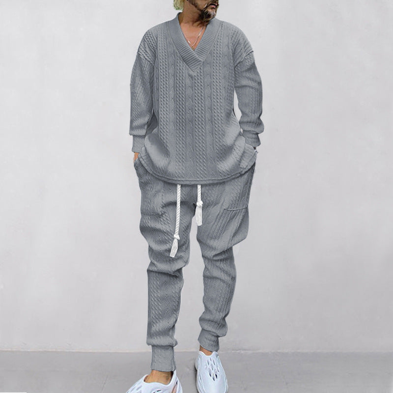 Cozy V-Neck Lounge Set