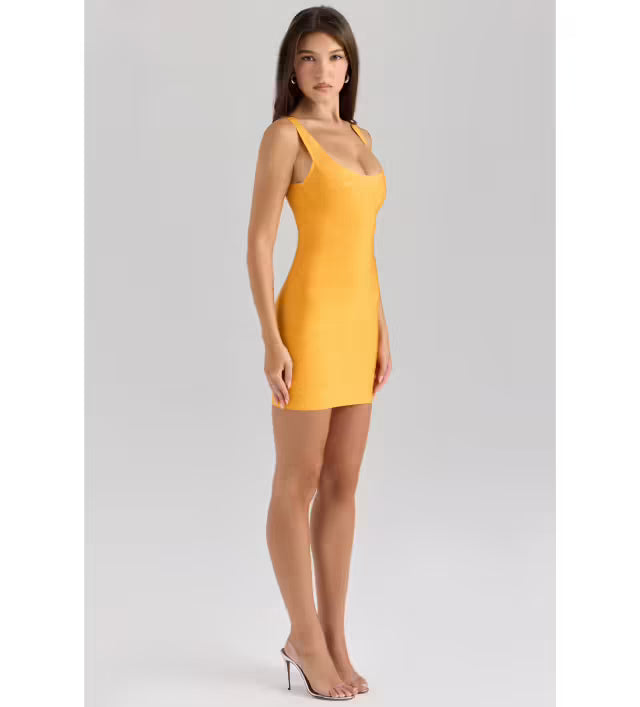 Golden Hour Bandage Mini dress